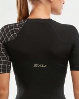 2XU BLK/GLD Compression Sleeved Trisiuit　コンプトライスーツ