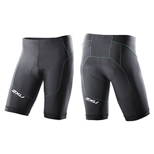 2XU LONG DISTANCE (G:2 TRコンプレッショントライショーツ)BLK/MTG