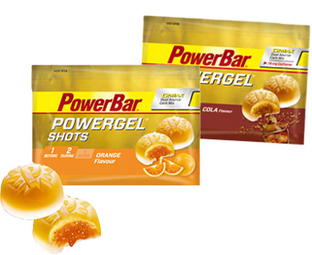 PowerBarジェルブラスト コーラ味/オレンジ味