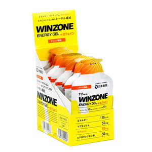 日本新薬WINZONE　新商品　エナジージェル　オレンジ味